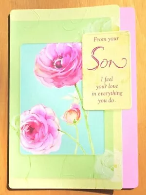  From Your Son: I Feel Your Love In Everything You Do  MOTHER'S DAY CARD M Heath • $4.95