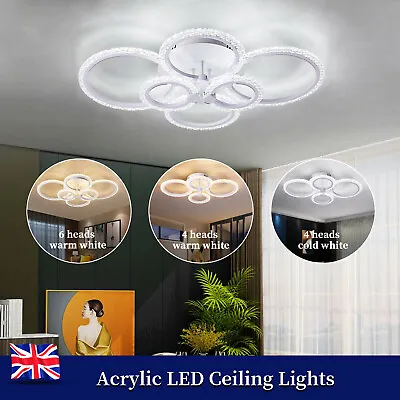 LED Ceiling Lights Chandelier Modern Lamp Pendant Light For Living Room Bedroom • £65.99