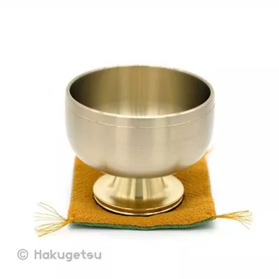  Yūki  Stand-Type Rin Gong For Buddhist Altar Polished Finish Meditation Orin • $45