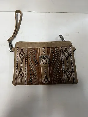 Montana West Buckle Clutch Purse. Handbag. Small. Aztec Southwest Design • $19.57