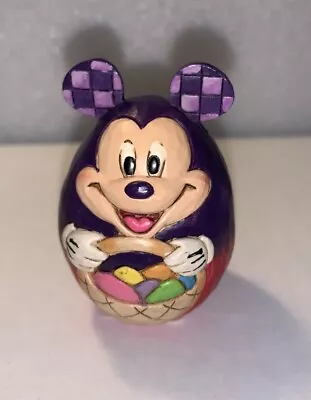 Disney Traditions Easter Egg Jim Shore Mickey Mouse With Basket Eggstravaganza • $49.99