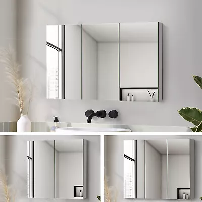 Welba Bathroom Mirror Cabinet Vanity Medicine Wall Storage 600/750/900/1200mm • $135.90