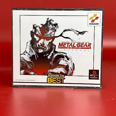 Metal Gear Solid Integral Konami Best Japan (Sony PlayStation) PS1 CIB Complete • $33.99