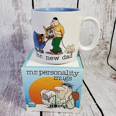 Vtg Jim Benton Coffee Mug Mr. New Dad Papel Father Baby Cup Mr Personality • $9.95