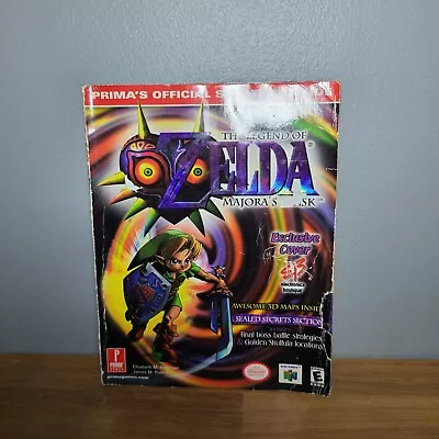 The Legend Of Zelda: Majora's Mask Prima Official Strategy Guide Nintendo 64 EB • $39.95