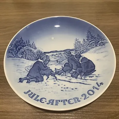 JP22 B&G Royal Copenhagen Jule After 2014  Sled Ride In The Snow  No Box • $44.99
