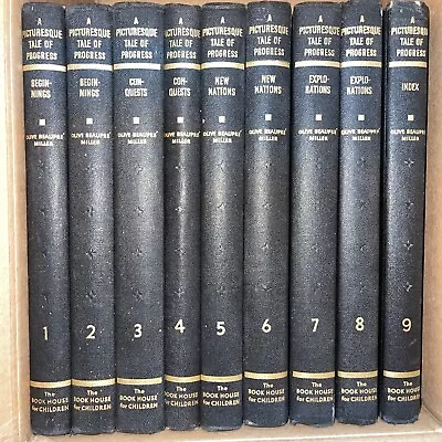 1935 A Picturesque Tale Of Progress 1-9 Complete Set (Including Index) • $129