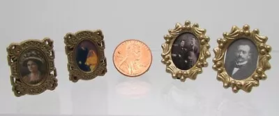 Dollhouse Miniature Victorian Table Top Portraits - 4 Options JOS2926 • $2.96