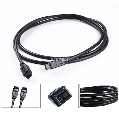 FireWire 800 IEEE1394 9 Pin Male To 800 IEEE1394b 9Pin Male DV Adapter Cable 6Ft • $8.49