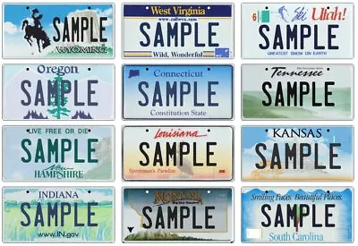 BICYCLE Custom Personalized Super Thick Metal License Plate  - Your Name/State • $12.95