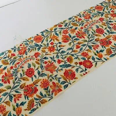 Fortune #E 6.5x34 Vintage Silk Japanese Kimono Fabric Panel RP52 • $3.49