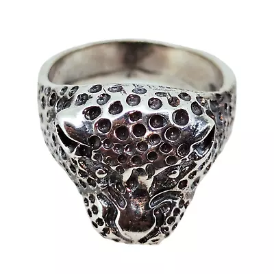 7.78 Gm Thrillz Trendy 925 Sterling Silver Ring For Men King Tiger Ring US 8.9 • $79.55