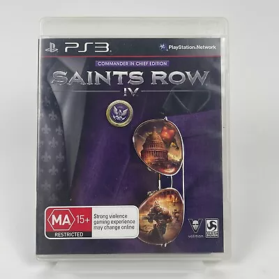 Saints Row IV (4) - Playstation 3 (PS3) Complete With Manual (FREE POSTAGE) • $11.50