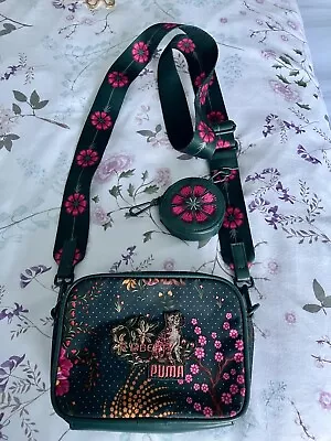 PUMA X Liberty Wild Garden Green Gables Mini Cross Body Bag & Coin Purse • £10