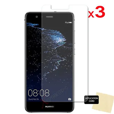 3 Pack CLEAR LCD Screen Protector Cover Guards For Huawei P10 Lite • £1.79