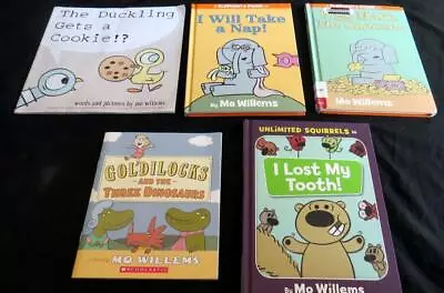 5 ELEPHANT PIGGIE Squirrel Set Easy BOOK LOT Children Read Picture Mo Willems • $15.95