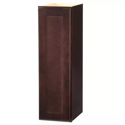 Hampton Bay Wall Kitchen Cabinet W/ 2 Adjustable Shelf 9  X 30  X 12  Wood Java • $202.89