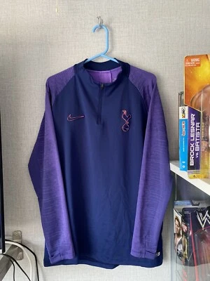 £35.99 • Buy Tottenham Football Shirt 2019 Soccer Jersey Dri Fit Drill Top Zip 2020