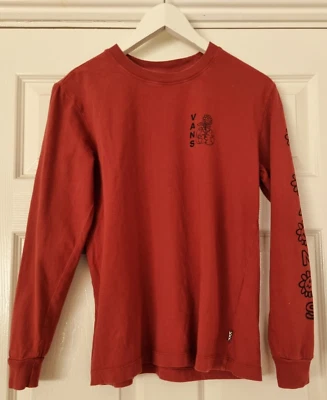 £8.99 • Buy Vans Womens Long Sleeve Burgundy Top, Size XS
