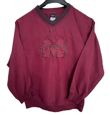 Nike | Mississippi State | Windbreaker Jacket | Maroon | Youth Boys L (16/18) • $29.99