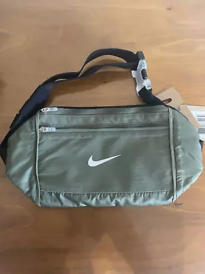 Nike Challenger Waist Pack Running Crossbody Fanny Pack Bag Olive Green • $14