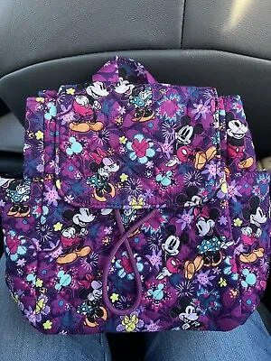 Vera Bradley X Disney Minnie’s Sweet Flirty Floral Mini Backpack Bag Handbag NWT • $121.26