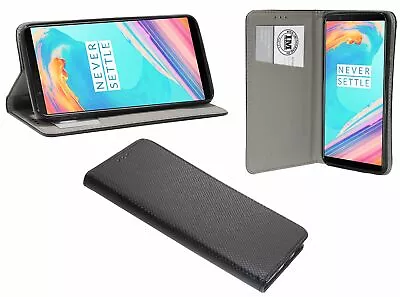 $19.56 • Buy Book-Style Phone Case Accessories Black For OnePlus 5T @ COFI