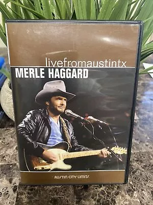 Merle Haggard - Live From Austin Texas (DVD 2006) Austin City Limits • $18