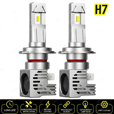 H7 Headlight CANBUS White Kit LED Bulb For MERCEDES E W211 W210 W124 W212 • $35.99