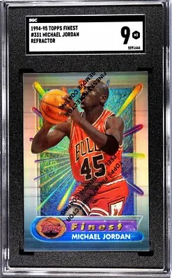 1994-95 Topps Finest Refractor Michael Jordan #331 W/Coating | SGC 9 • $750