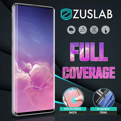 $7.95 • Buy Galaxy S20 FE S10 S9 S8 Plus Note 9 Tempered Glass Screen Protector For Samsung