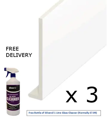 3 X 150mm FULL 5 METRES LONG Not 2.5m Fascia Capping Board Upvc FREE DELIVERY • £48.95