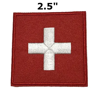 MEDIC Cross EMT Medical First Aid Embroidered Patch Hook & Loop Tactical Morale • $3.99