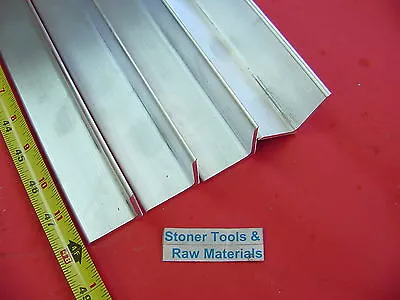 5 Pieces 2 X 2 X 1/8  ALUMINUM 6061 ANGLE BAR 48  Long T6 American Standard  • $68.57