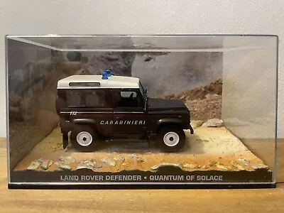 LAND ROVER DEFENDER #65 007 James Bond Car Collection - QUANTUM OF SOLACE Model • £11.95