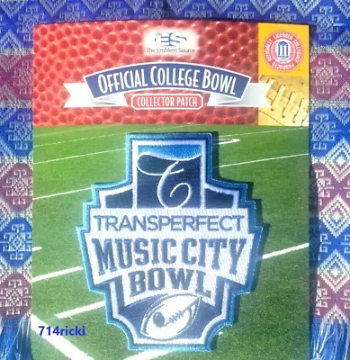 2023 Transperfect Music City Bowl Patch Auburn Tigers Vs Maryland Terrapins • $17.99