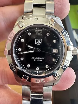 TAG Heuer Aquaracer Men's Black Watch - WAF111C.BA0810 • $410