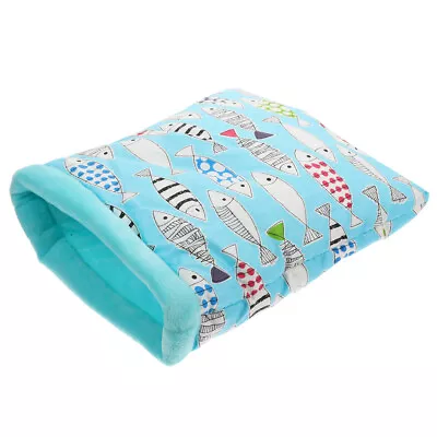  Hamster Sleeping Bag Guinea Pig Cage Accessories Cave Bed Christmas House Pet • £7.28