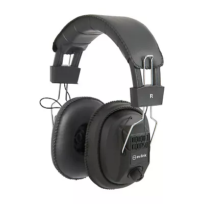 Full Size Retro Design Hi-Fi Headphones Mono/Stereo With Volume Control • £15.99