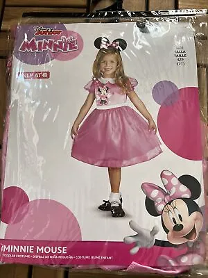 Disney Junior Mickey Mouse & Friends Minnie Mouse Costume With Ears 2T • $17.99