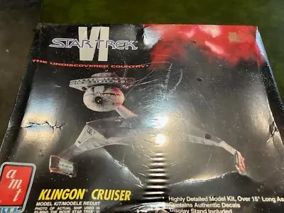 Sealed Star Trek VI Undiscovered Country Klingon Cruiser AMT Model Kit 8229 • $20