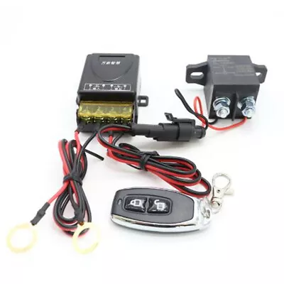 Wireless 2Remote Car Battery Disconnect Kill Master Switch Power Isolator System • $34.95