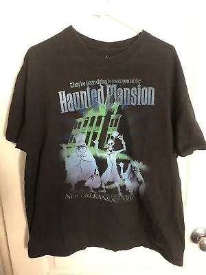 $34.99 • Buy Vintage Disneyland Disney The Haunted Mansion New Orleans Ghosts T Shirt XL