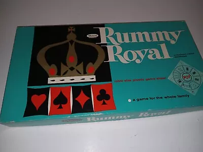 Rummy Royal Game Mat Vinyl 30x30 Table Size Vintage 1962 • $19.05