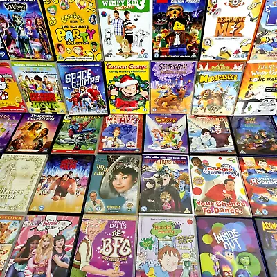 20 Children's DVD Bundle Family Kids Job Lot Disney DreamWorks Pixar Marvel Dc • £12.99