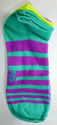 6 Pairs Pink Socks Womens Girls Designer Multicolor No Show Sports 9-11 P242 • $10.99