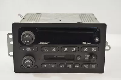 $55.99 • Buy Delco CD Tape Deck Car Stereo Chevy Envoy Trailblazer 2002 2003 BOSE 15058226
