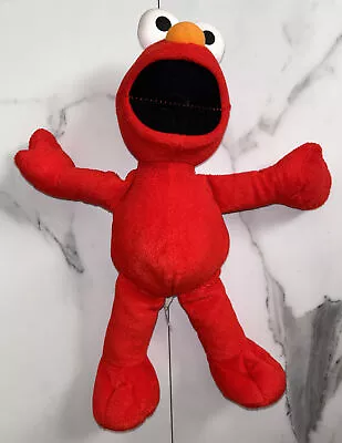 ELMO Plush Stuffed Animal Sesame Street Red 16  FISHER PRICE VINTAGE 2004 • $15