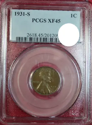 1931-s Lincoln Cent Pcgs Xf45 • $115