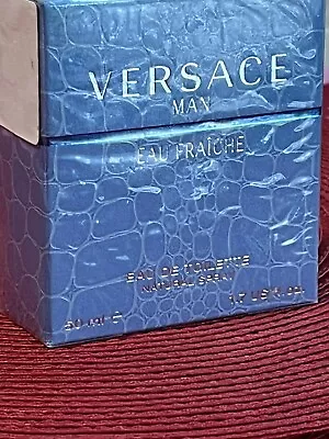 Versace Man Eau Fraiche By Versace For Men 1.7 Oz EDT Spray New & Sealed • $49.99